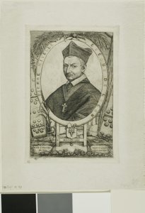 Portrett av Pierre Nivelle, biskop av Luçon av Charles Meryon