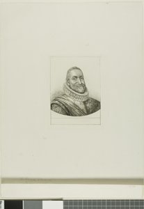 Portrett av Th. Agrippa d#39;Aubigné av Charles Meryon