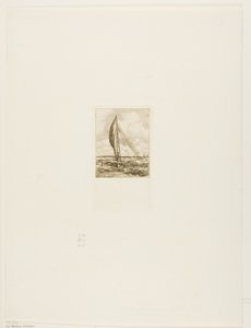 Swift-Sailing Proa, Mulgrave Archipelago, Oseania av Charles Meryon