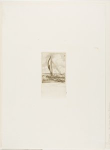 Swift-Sailing Proa, Mulgrave Archipelago, Oseania av Charles Meryon