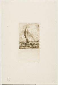 Swift-Sailing Proa, Mulgrave Archipelago, Oseania av Charles Meryon