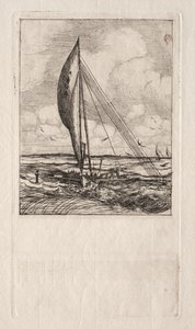 Swift Sailing Proa, Mulgrave Archipelago, Oseania, 1866. av Charles Meryon