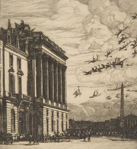 Admiralitetet, Paris, 1865. av Charles Meryon