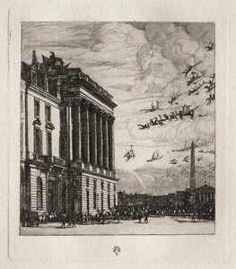 Admiralitetet, Paris, 1865. av Charles Meryon