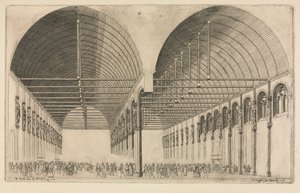 Forkammeret til Justispalasset, Paris, 1855. av Charles Meryon