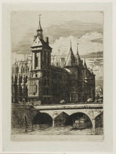 Klokketårnet, Paris av Charles Meryon
