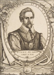 Kolonisten René de Laudonnière Sablais, etter van de Passe, 1861. av Charles Meryon