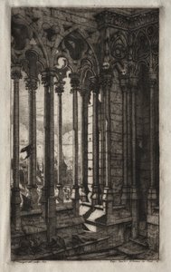 The Etchings of Paris: The Gallery of Notre Dame, 1853.