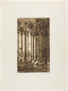 Galleriet i Notre-Dame, Paris av Charles Meryon