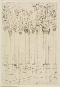 Notre-Dame-galleriet, Paris av Charles Meryon