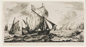 Gallioten til Jean de Vyl fra Rotterdam av Charles Meryon