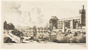«Mademoiselle-paviljongen» og en del av Louvre