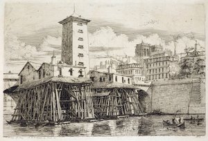 Pumpen, Notre Dame av Charles Meryon