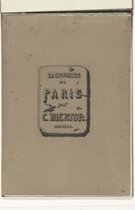Titelblad i albumet Eaux-fortes sur Paris Etsninger på Paris (serietittel) av Charles Meryon