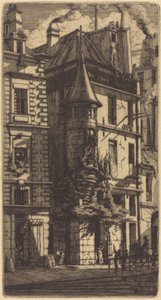 Turret i Rue de la Tixéranderie, Paris (Hus med et tårn, Weavers