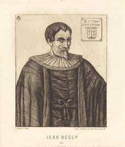 Jean Besly av Charles Meryon after Jaspar Isacsz