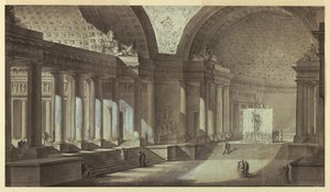 Architectural Fantasy: Temple of Athena Interiør