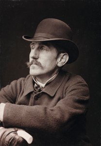 Kunstnerisk og biografisk album, 5. årgang, Salong 1885; portrett av den franske maleren Georges-Louis Hyon (1855-1901)