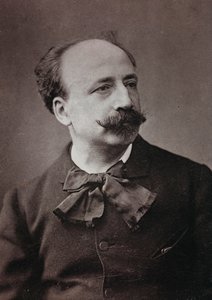 Kunstnerisk og biografisk album, 5. årgang, Salong 1885; portrett av den franske maleren Louis Deschamps (1846-1902)