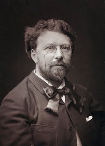 Kunstnerisk og biografisk album, 5. årgang, Salong 1885; portrett av den franske maleren Alfred-Pierre Joseph Agache (1843-1915)