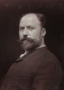 Kunstnerisk og biografisk album, 6. årgang, Salong 1885; portrett av den franske maleren Paul Grolleron (1848-1901)