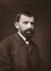 Kunstnerisk og biografisk album, 6. årgang, Salong 1885; portrett av den franske maleren Victor Gabriel Gilbert (1847-1933)