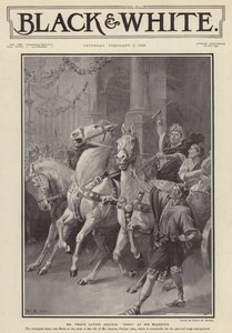 Den engelske skuespilleren Herbert Beerbohm Tree med hovedrollen i en produksjon av Stephen Phillips 