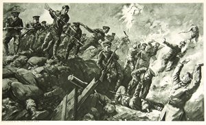 Erobringen av de tyske skyttergravene ved Neuve Chapelle