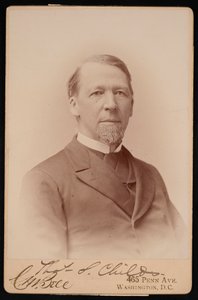 Portrett av Thomas Spencer Childs 1825-1914, før 1893.
