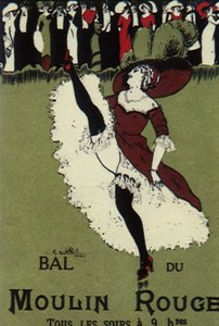 Moulin Rouge Ball (farge litho) av Charles Naillod