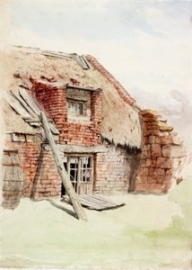 Fisherman's Cottage (kroppsfarge) av Charles Napier Hemy