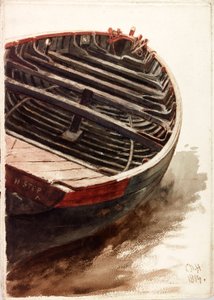 Studie av en jolle av Charles Napier Hemy