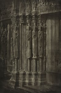 Chartres-katedralen av Charles Nègre