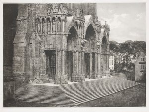 Chartres-katedralen av Charles Nègre