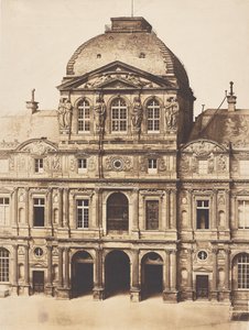 Klokkepaviljongen, Louvre, Paris av Charles Nègre
