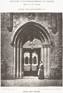 Saint-Trophime-portalen; inngang til klostergården, Arles, Saint-Trophime metropolitanerkirke