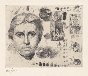 [Portrett av Jean Auguste Dominique Ingres] av Charles Nègre
