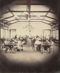 Imperial Asylum of Vincennes, spillrom, 1858-59. av Charles Nègre