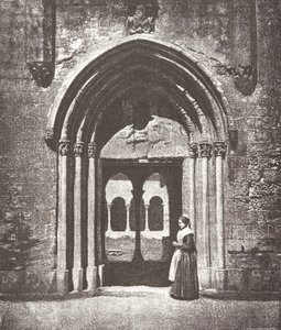 Saint-Trophime-portalen, inngangen til klosteret, Arles, Metropolitan Church of Saint-Trophime,..., 1852.