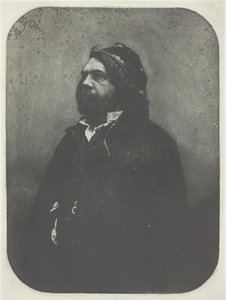 Portrett av Theophile Gautier etter Nadar, ca. 1857, trykt 1982. av Charles Nègre