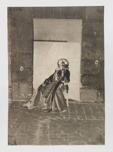 Portrett av en ukjent sittende kvinne av Charles Nègre