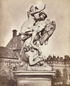 Statue av Tuileriene: G. Marsy og A. Flamen: Boreas bortfører Orythia av Charles Nègre