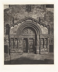 Plate VI - Portal of Saint-Trophime of Arles (Plate VI - Inngang til Saint Trophime of Arles)