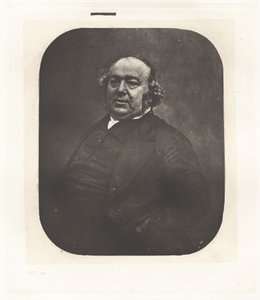 Plate IX - Portrett av Jules Janin, etter Nadar (Plate IX - Portrett av Jules Janin, av Nadar) av Charles Nègre, Nadar, André Jammes