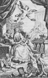 Portrett av Madame de Pompadour, ca. 1745.
