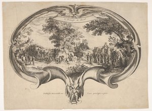 The Triumph of David, fra en fan av Jacques Callot
