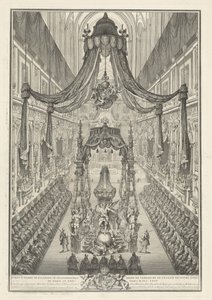 Undertakere av Polyxena fra Hessen-Rheinfels av Charles Nicolas Cochin I
