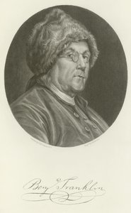 Benjamin Franklin av Charles Nicolas II Cochin