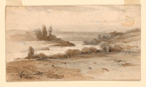 Et landskap av Charles Nicolas Ransonnette