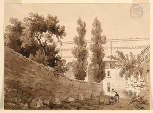 En lokalitet i Sør-Frankrike av Charles Nicolas Ransonnette